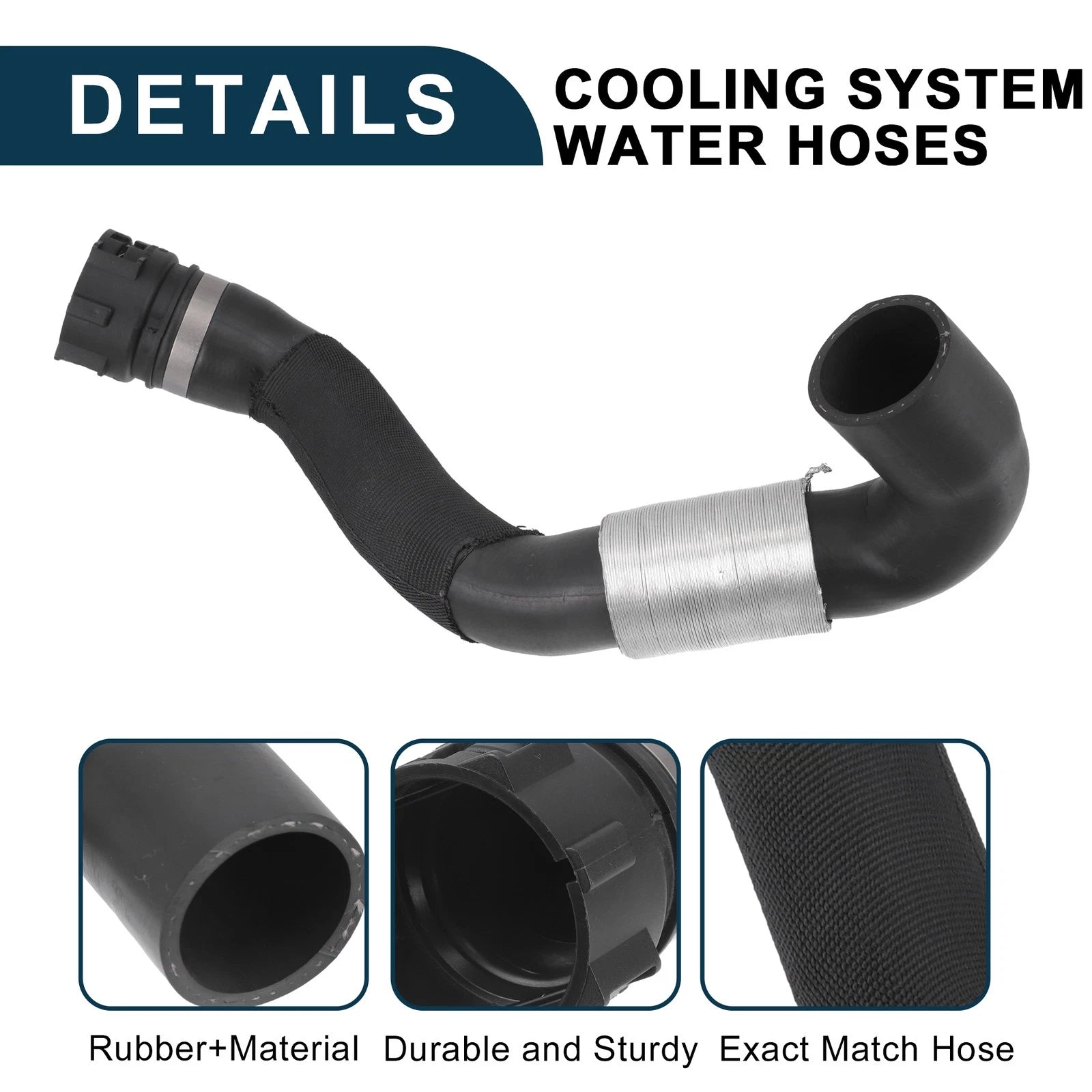 Radiator Hose for BMW 740i, 740Li (2011–2012) No. 11537581576