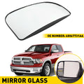 Left Side Tow Mirror Spotter Lower Glass for Dodge Ram 1500 2500 3500 (2009–2019)