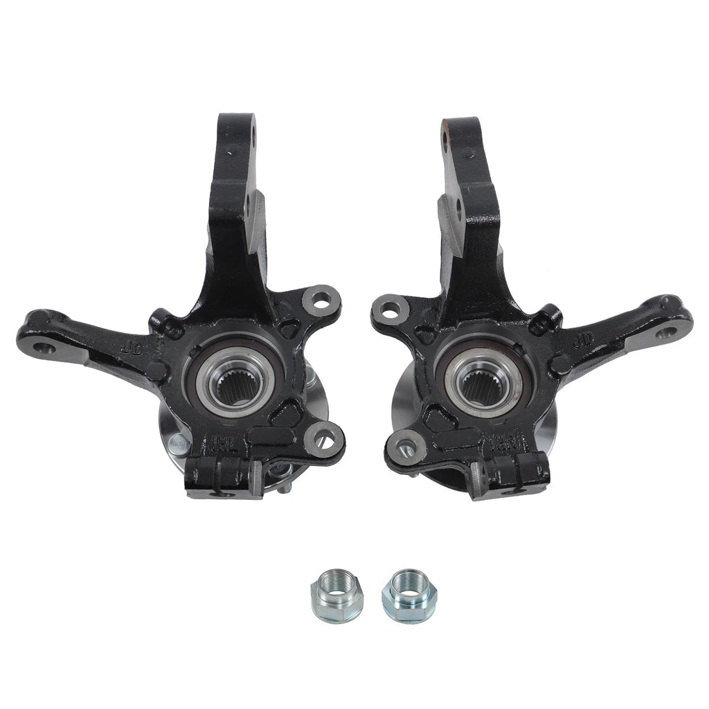 2X Front Knuckle & Wheel Hub Bearing for Nissan Versa (2014–2019)