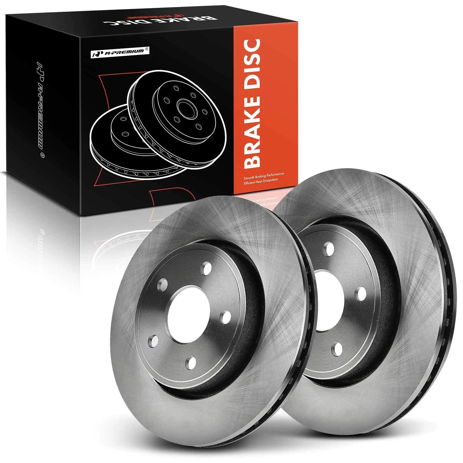 Front Disc Brake Rotors for Jeep Commander (2006–2010) Grand Cherokee (2005–2010)