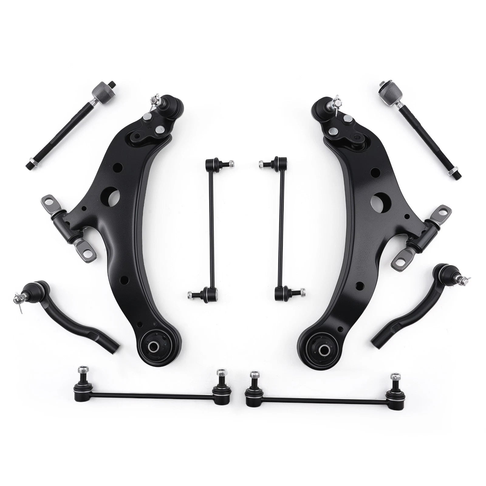 12 Pcs Tie Rod End Link Control Arm for Toyota Camry (2007–2011)