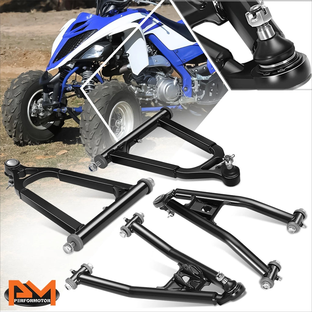 Set of 4 Front Lower & Upper Control A-Arms for Yamaha Raptor 700 (2006–2024)
