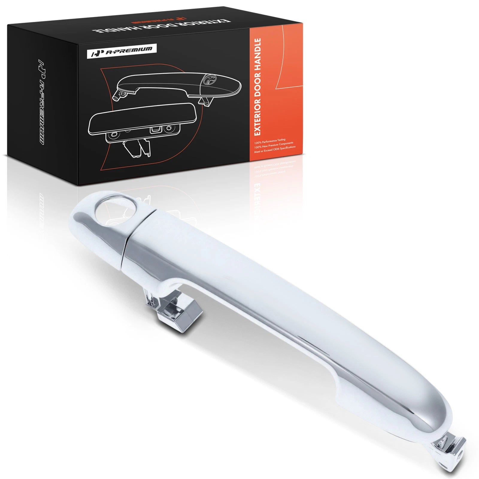 Front Driver Exterior Door Handle with Keyhole for Kia Soul (2011–2013)