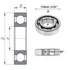 6310 Deep Groove Ball Bearing for Scooter Skateboard Wheel (50x110x27mm)