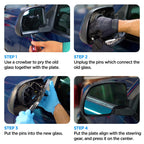 Left Lower Mirror Glass for Ford Transit-350 HD (2015-2019)