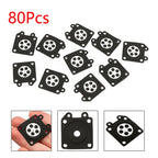 80Pcs Carburetor Metering Diaphragm for Walbro (95-526-9-8, 95-526-9, 95-526)
