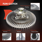 Engine Cooling Fan Clutch for Chevrolet Malibu, Impala, Camaro, GMC K1500 (1997–2005)