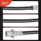2X Rear Outer Brake Hydraulic Hose for Chevy Cobalt (2008–2010)