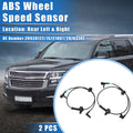 2 Pcs ABS Wheel Speed Sensor for Chevrolet Avalanche (2002–2013)