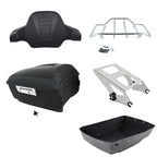 Trunk Backrest Pad Mount Rack for Harley Touring CVO Street Glide (2014–2026)