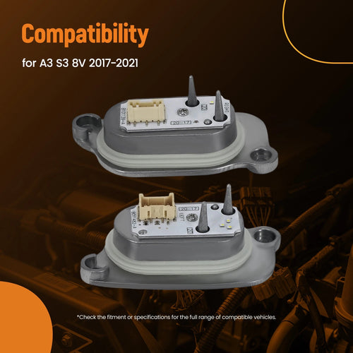 1 Pair DRL HID Ballast Module for Audi A3 S3 8V (2017–2021) 8V0998473 8V0998474