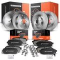Set of 4 Disc Brake Rotors & Ceramic Pads for Subaru BRZ (2013–2016)