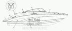 Hull Graphic for Yamaha SX210 (2015) #2 RH Stbd Side F2K-U417C-80-00