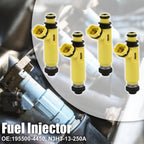 4X Fuel Injector Nozzle 195500-4450 for Mazda RX-8 (2004–2009) 1.3L