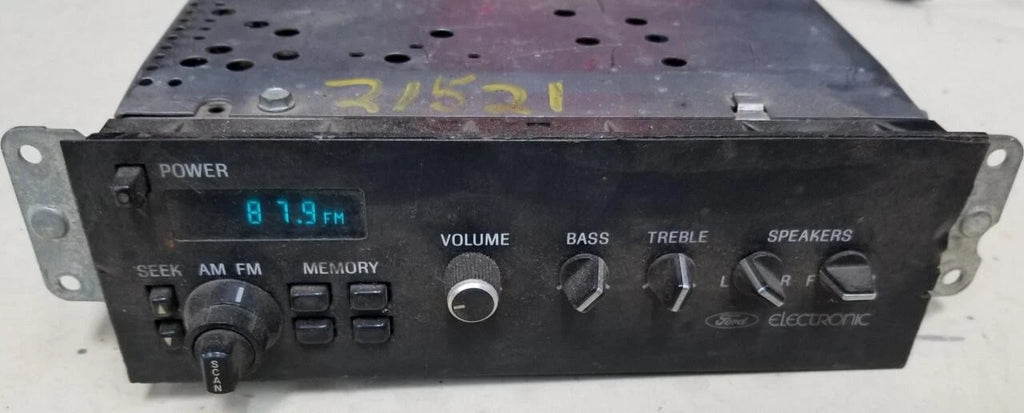 AM FM Radio for Lincoln Mark VII Town Car (1988–1989) E7AF-18B827-AA
