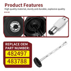 3.5 Inch Fuel Tank Cap with Gauge for Scag Turf Tiger (–) 482497 483788