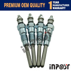 Set of 4 Glow Plugs for Bobcat 743 751 753 763 770 (6655233)