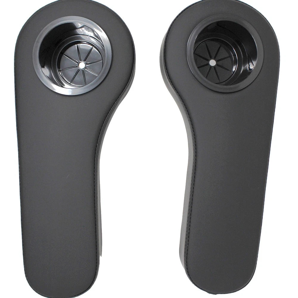 Arm Rest for Golf Cart Rear Seat (G14–G22) - Black with Cup Holder