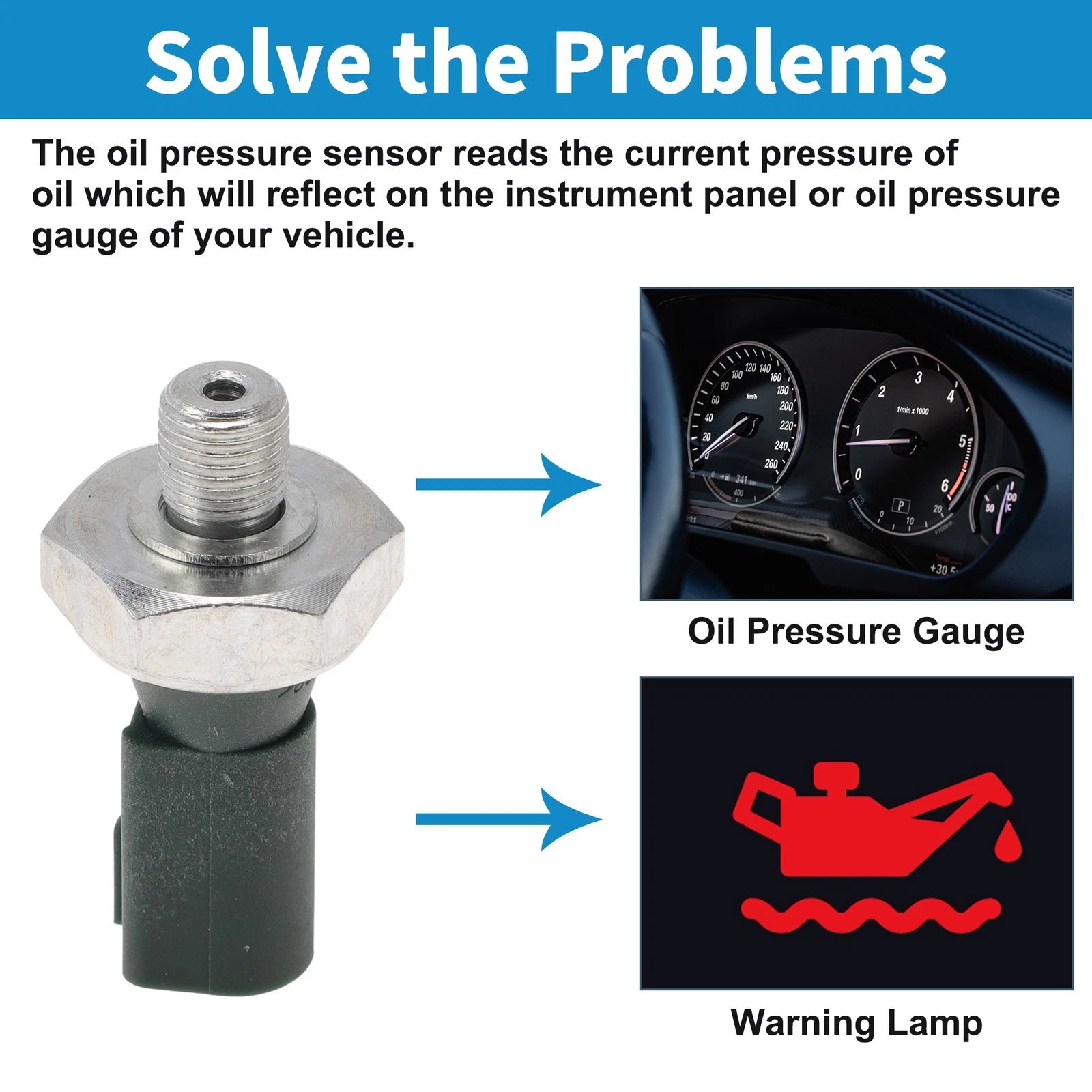 Engine Oil Pressure Sensor No.036919081A for Audi A1 (2011–2015)
