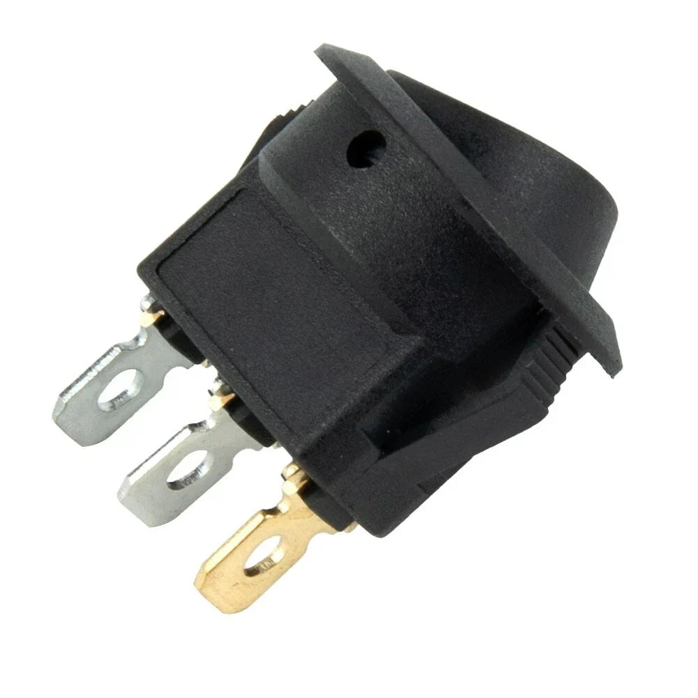 Rocker switch 10 x SPST 2-pin Red LED for Marine Boat Car RV Motorcycle
