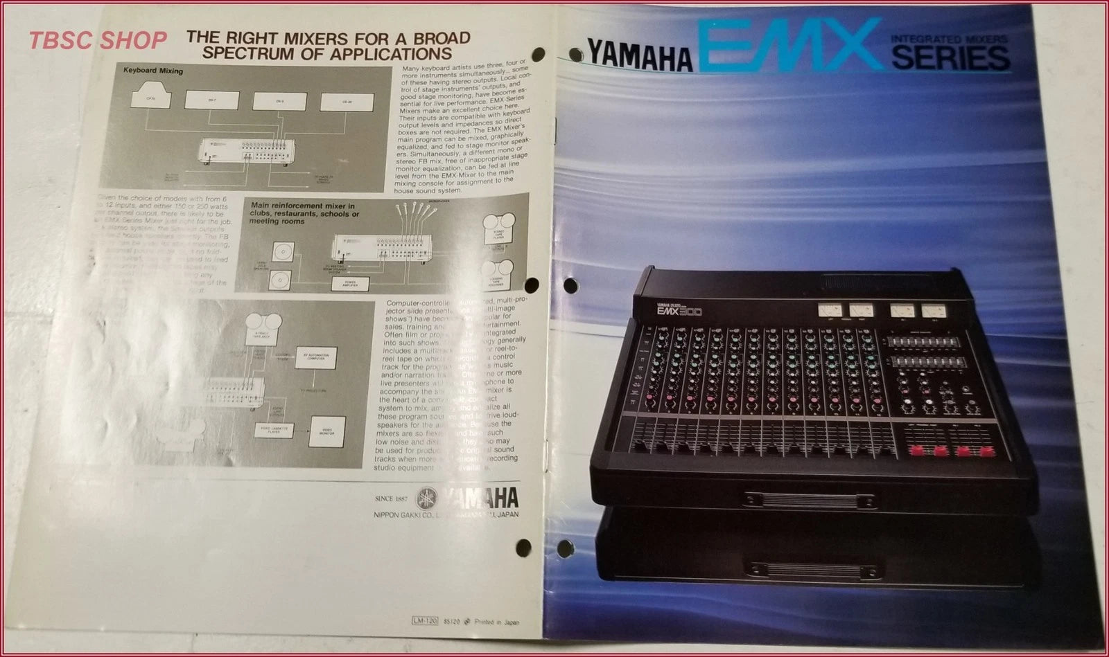 Yamaha EMX Integrated Mixer Brochure