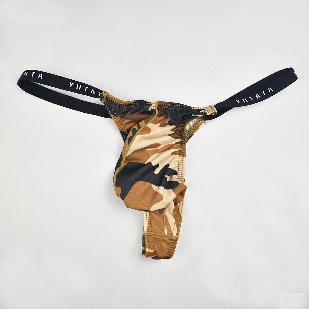 Camo Lovers' Delight Men's Low Rise Thong Underwear