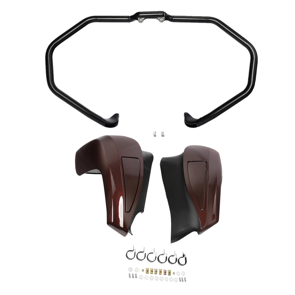 Engine Guard Highway Bar & Lower Vented Fairings for Indian Chieftain (2014–2023)