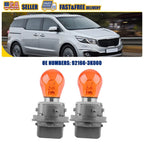 2X Front Turn Signal Lamp Bulb Socket for Hyundai Accent Elantra (2011–2020)