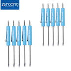 10X Mini Pocket Screwdriver Set with Magnet and Clip