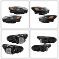 Front Headlights for Jeep Cherokee (2019–2022) Driver + Passenger Side