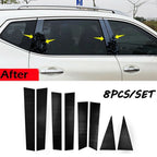 Waterproof Window Pillar Trim for - Anti-Rust PC Plastic