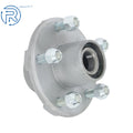 Set of 4 Galvanized Trailer Hub Bearings Kit 5 Lug for 2000 lb Spindle