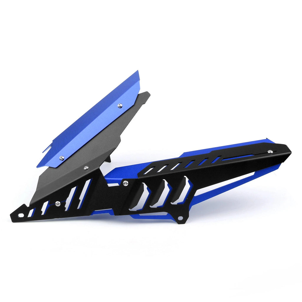 Rear Tire Hugger Fender and Chain Cover for Yamaha R3/MT03/R25 (2015–2023) Blue #3