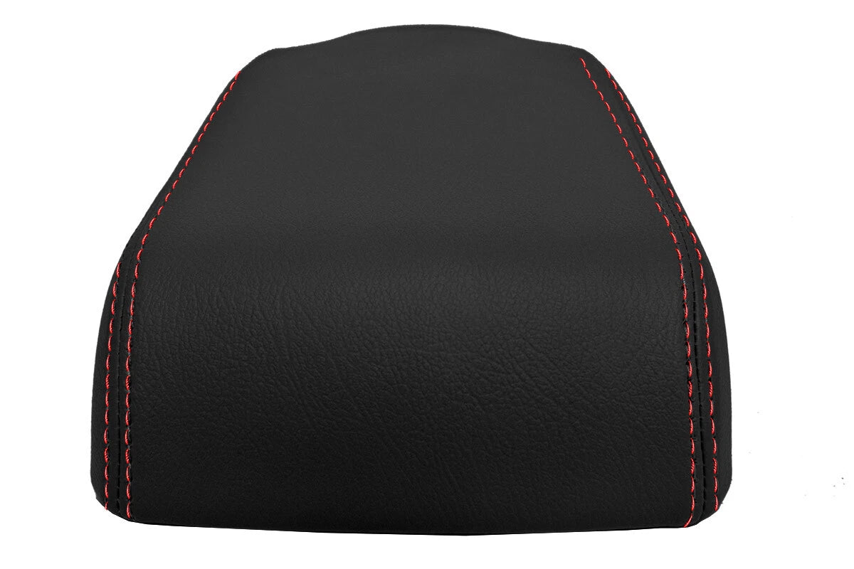 Console Lid Cover Leather for Mitsubishi 3000GT Dodge Stealth (1991–1999) Red Stitch