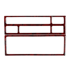 2X Red Wood Grain Console Radio CD Panel Trim for BMW 3 Series E36 (1991–1999)