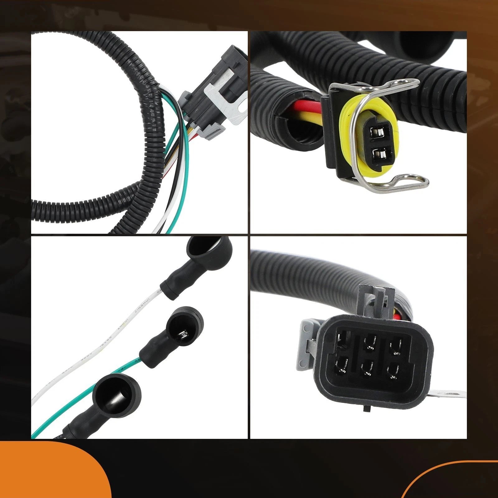 Engine Fuel Bowl Wiring Harness for Ford Powerstroke 7.3L (1996–1998) F7TZ9S277AA