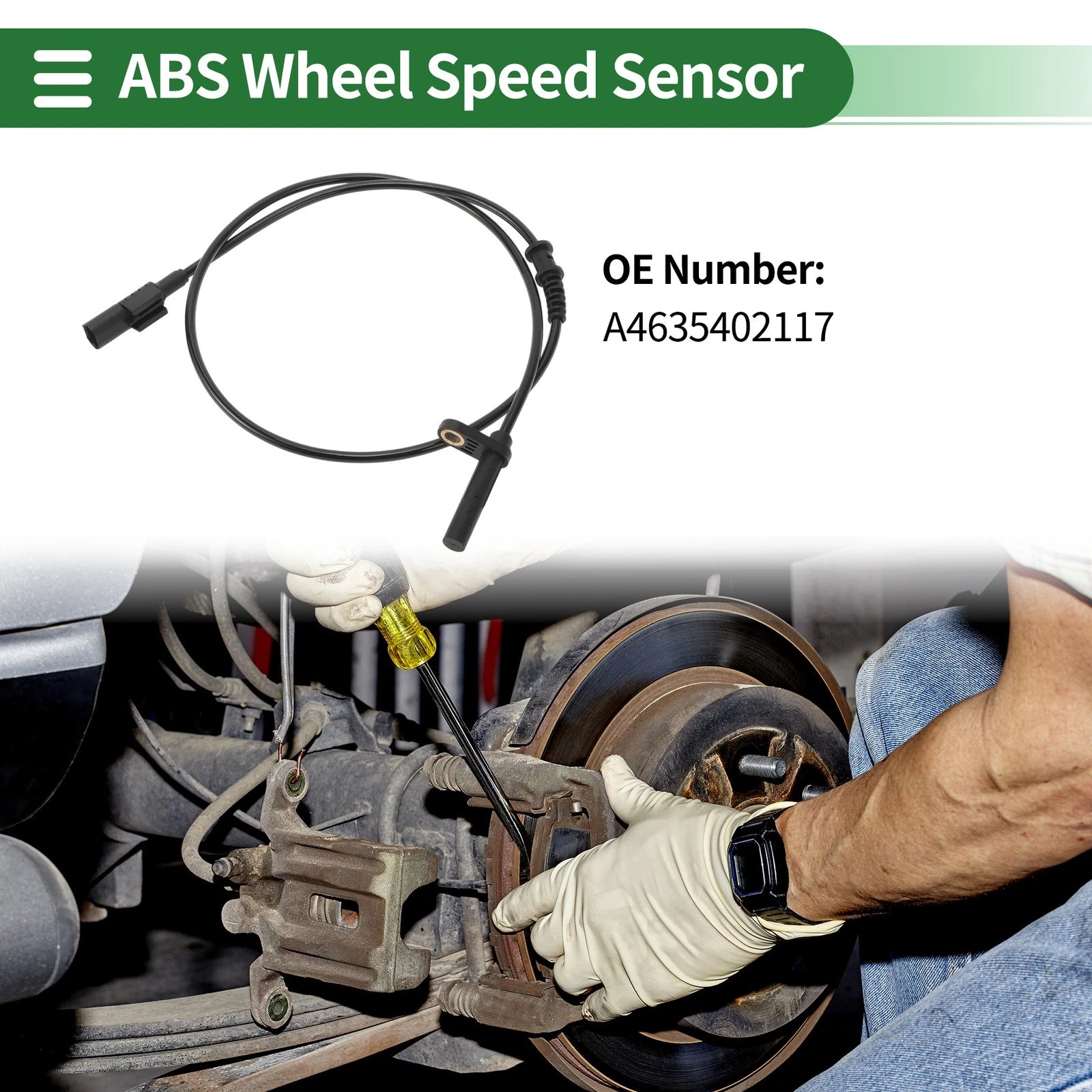 ABS Wheel Speed Sensor No.A4635402117 for Mercedes-Benz G55 (2003–2018)
