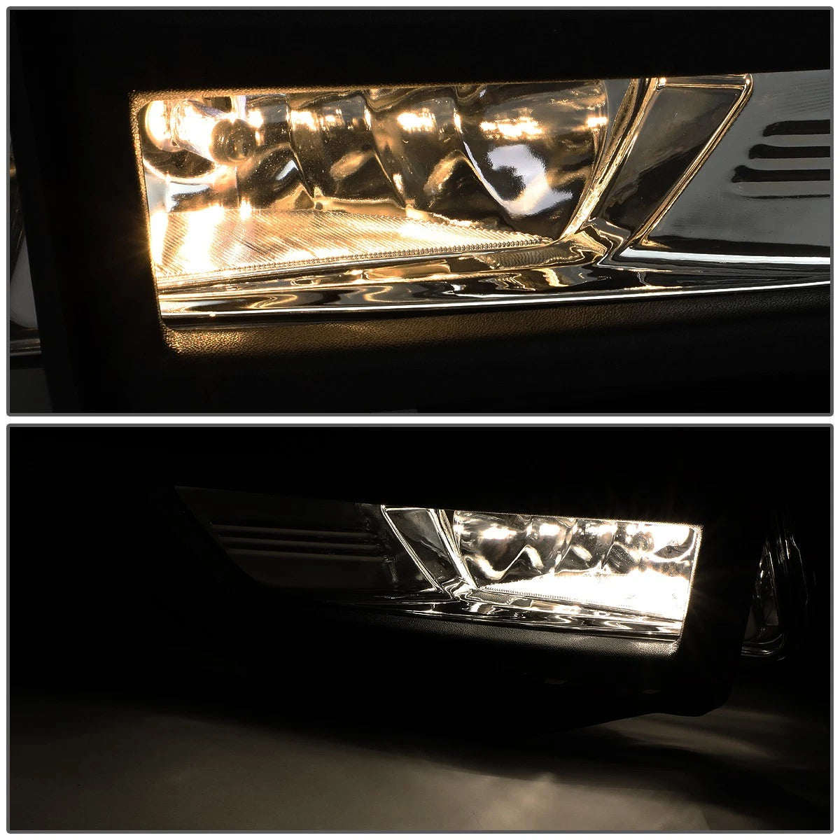 Pair of Smoked Lens Front Bumper Fog Lights for Rogue (2017–2018)