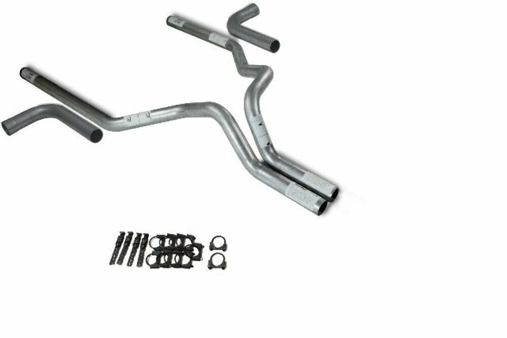 3" Dual Exhaust Kit for Chevy GMC 1500 (2019–2025) No Muffler Side Exit
