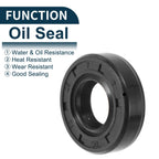 Set of 5 Oil Seal Rotary Shaft Seal NBR Rubber 12x25x7mm