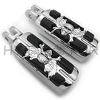 Pirate Skull Footpegs for Harley FXBB FXBR FXBRS FXLR (2018–2023)
