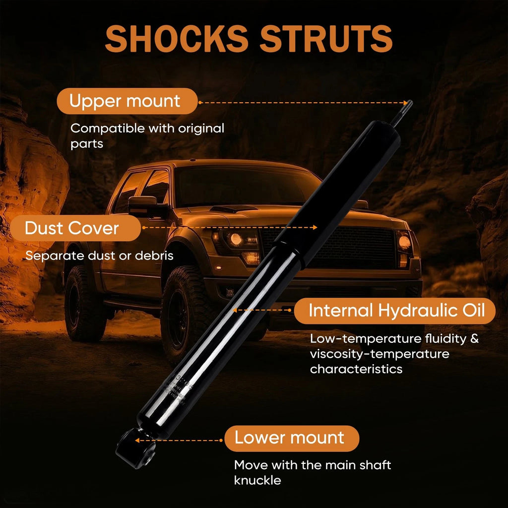 Front Pair Shocks & Struts for Jeep Wrangler (2007–2017)
