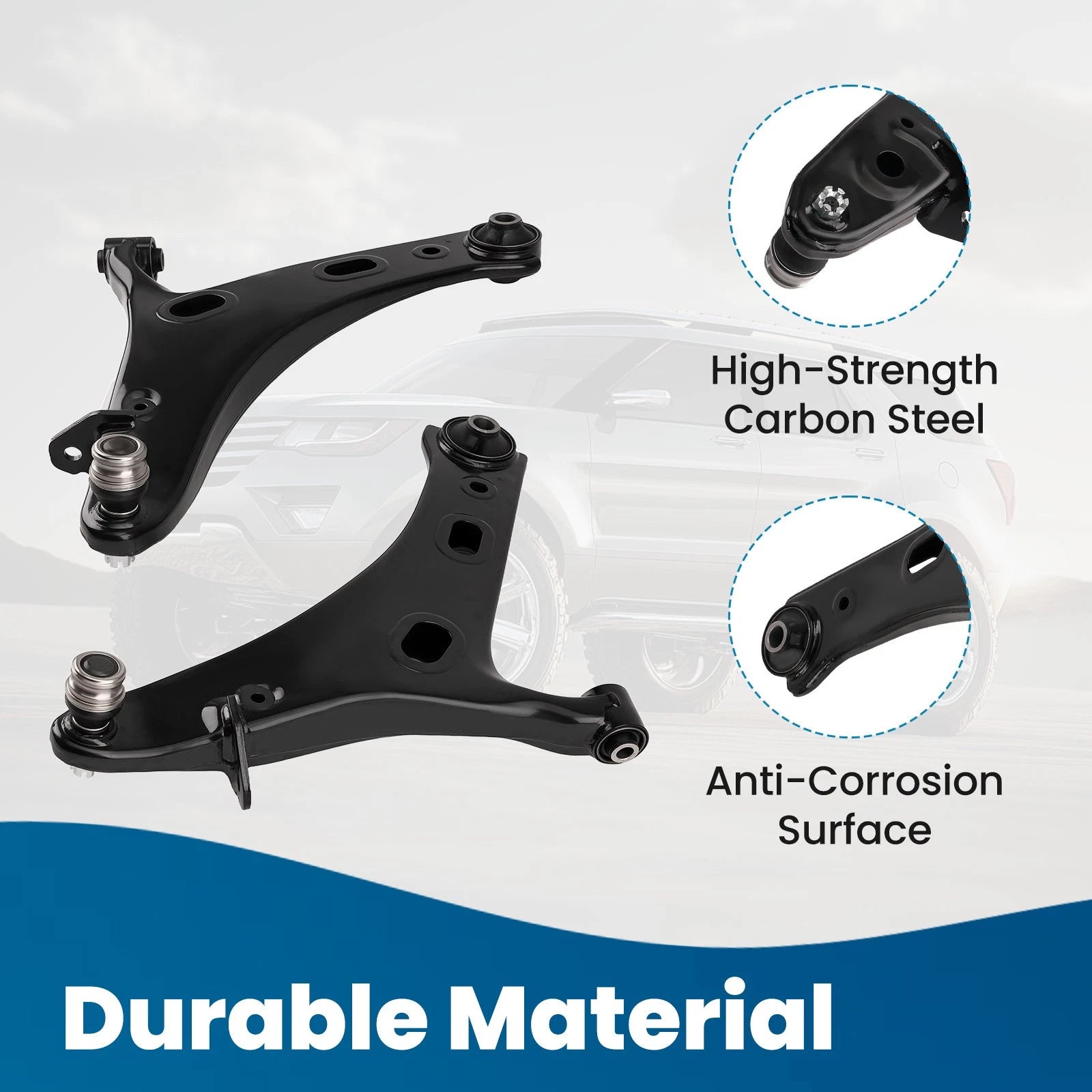 Front Lower Control Arm Tie Rods Sway Bar End Link for Subaru Legacy (2010–2019)