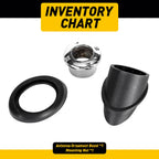 Antenna Ornament Bezel + Mounting Nut for Toyota 4Runner (1996–2002)