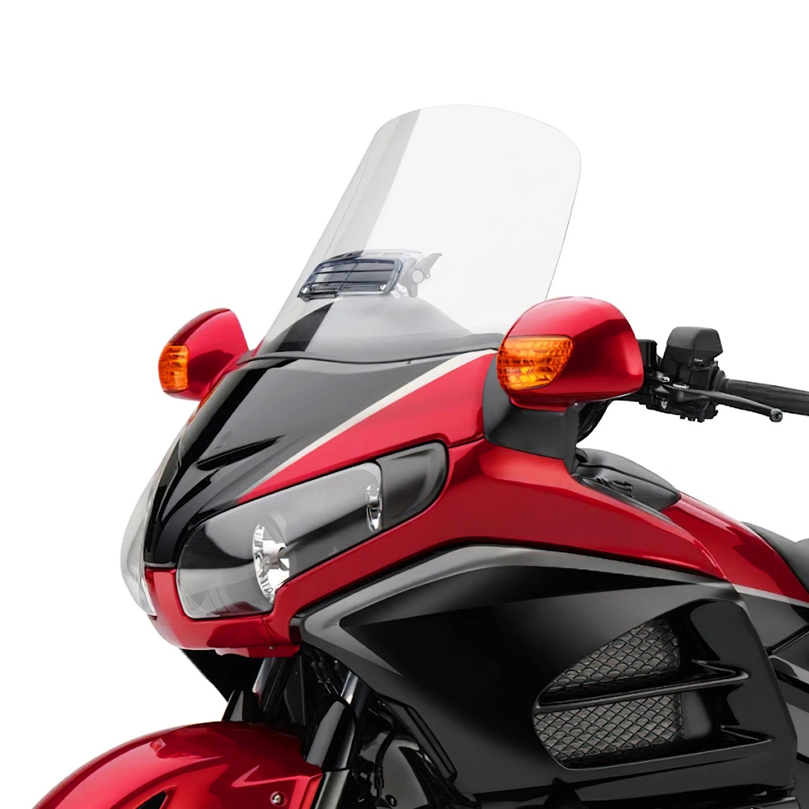 Red Rear View Mirror Covers for Honda Goldwing GL1800 (2001–2017)