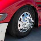 Chrome Cylinder Lug Nut Covers Thread-On for 33mm Toyota Wheels (60-Pack)