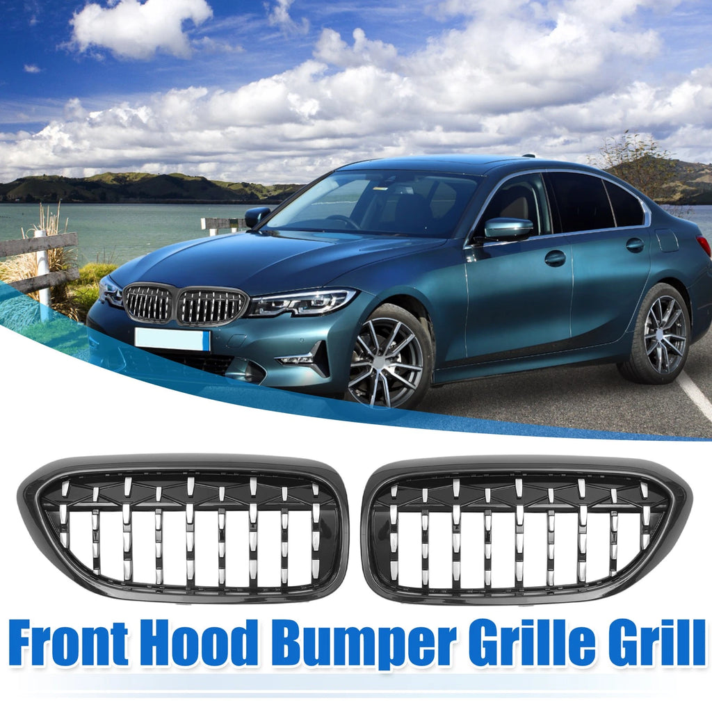 2X Front Hood Bumper Grille for BMW 530e 530i 540d 540i xDrive (2017–2023)