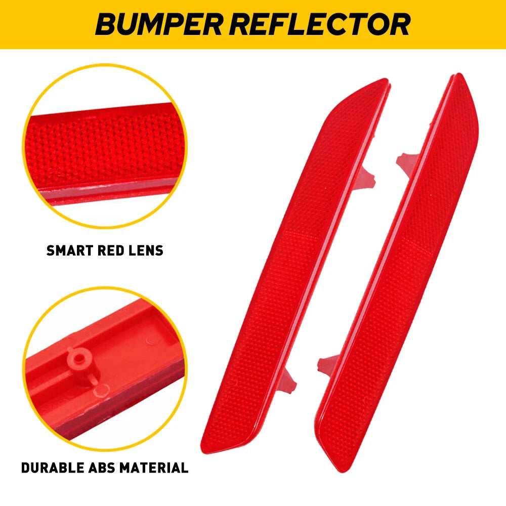 2X Rear Bumper Reflector Light for Honda CR-V (2010–2011)