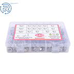 Flanged Bolts and Nuts Kit for Most Common Sizes (M5, M6, M8)