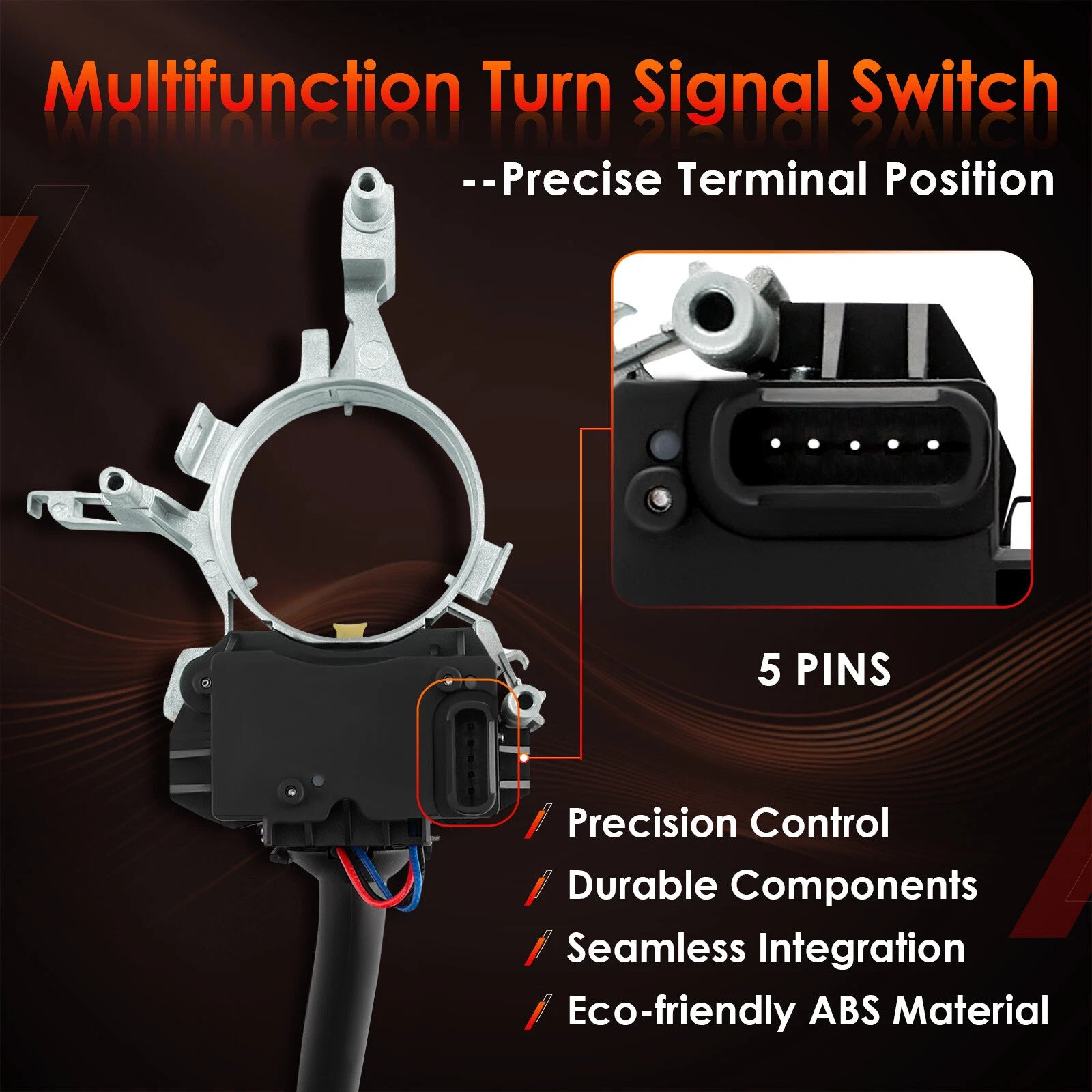 Turn Signal Windshield Wiper Switch for Chrysler 300 Dodge Charger (2005–2010) - CBS1701